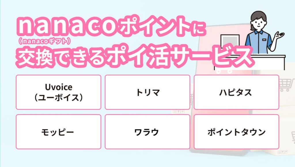 nanacoポイント 貯め方 現金